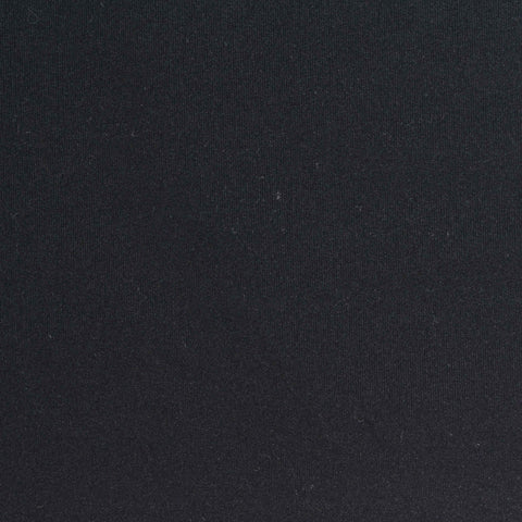 Nylon Stretch Jersey Knit Fabric, 125 gsm, 160 cm — Black