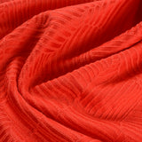 Coral Tone-on-Tone Jacquard, Cotton-Poly — photo 3