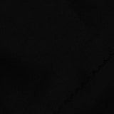 Brushed Polyester Peachskin Fabric, 150 gsm — Black — photo 3