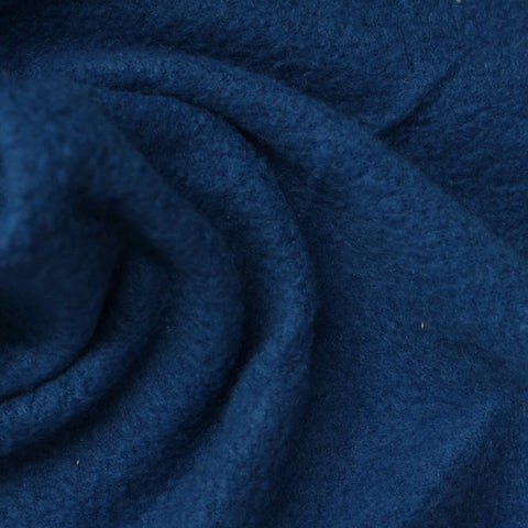 100% Polyester Fleece Fabric, 167 gsm — Navy