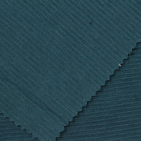Polyester Cotton Knit Fabric, 260 gsm, 157 cm — Green