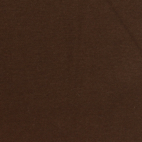 Polyester Cotton Fleece Fabric, 330 gsm, 185 cm — Brown