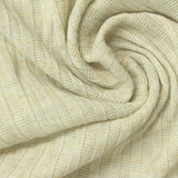 Polyester Stretch Rib Knit Fabric, 190 gsm, 153 cm — Yellow — photo 3