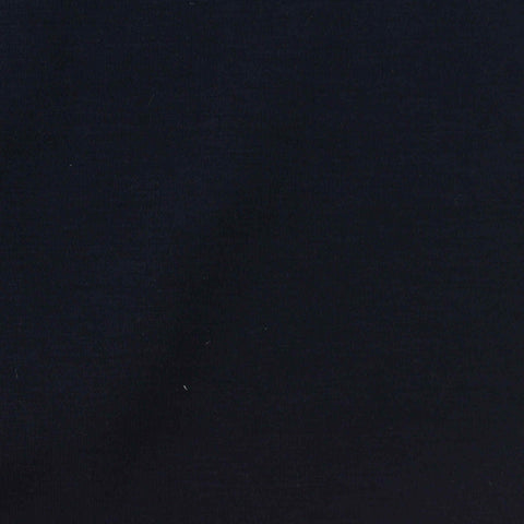 Cotton Stretch Interlock Knit Fabric, 205 gsm, 168 cm — Navy