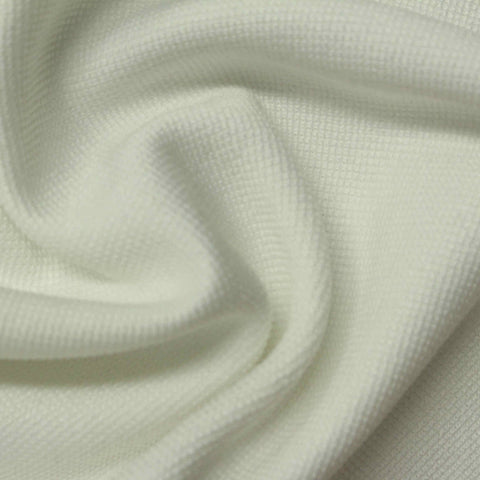 100% Polyester Scuba Knit Fabric, 320 gsm — Grey