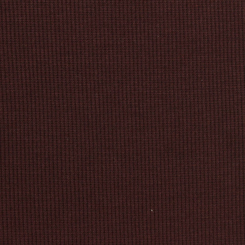 Polyester Viscose Stretch Rib Knit Fabric, 280 gsm, 160 cm — Brown