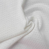Jacquard 100% Polyester Knit Fabric, 180 gsm, 160 cm — White — photo 3