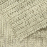 Jacquard Cotton Viscose Chunky Knit Fabric, 230 gsm, 140 cm — Beige — photo 3