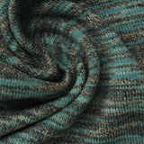 Blue Heather Chunky Knit, Poly-Viscose — photo 3