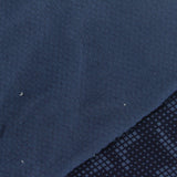 Dark Blue Geometric-Diamond Jersey Knit, Polyester — photo 3