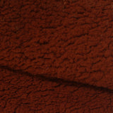 100% Polyester Sherpa Fleece Fabric, 225 gsm, 168 cm — Brown — photo 3