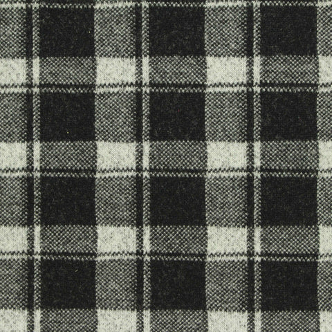 Grey Plaid Jacquard, Polyester, 350 gsm, 165 cm, ref EF-258238