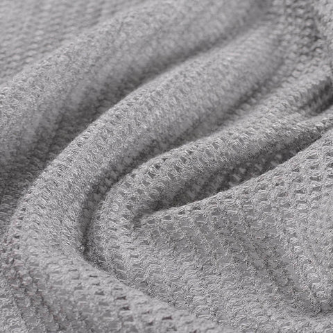 Viscose Stretch Mesh Fabric, 195 gsm, 180 cm — Grey