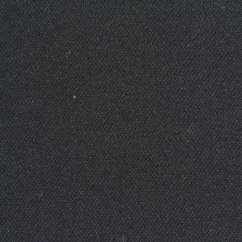 Polyester Stretch Piqué Knit Fabric, 155 gsm, 145 cm — Black