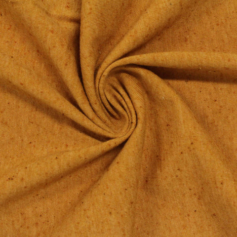 Gold Marl Jersey Knit, Poly-Cotton