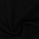 Black Vertical-Dot Ponte Knit, Poly-Viscose — photo 3