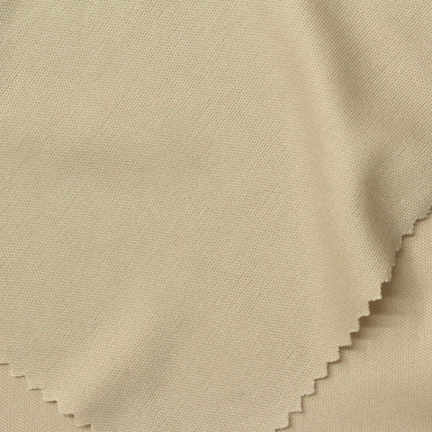 100% Polyester Knit Fabric, 110 gsm, 160 cm — Beige