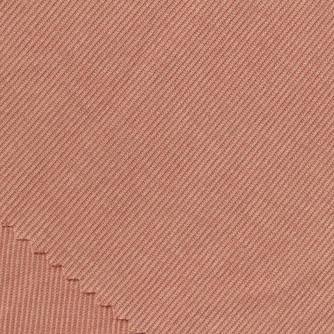 Brown Fine-Marl Interlock Knit, Modal-Poly