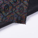 Blue Leopard Jacquard, Nylon — photo 3