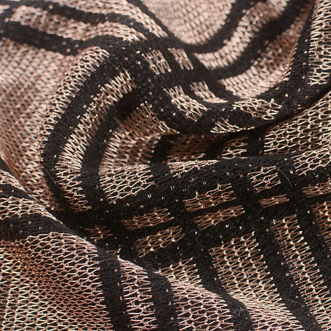 Black Grid Knit