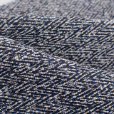 Navy Chevron Jacquard, Acrylic-Poly — photo 3