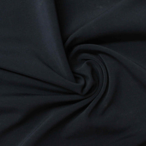Polyester Stretch Jersey Knit Fabric, 290 gsm, 160 cm — Navy