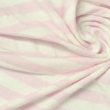 Pink Stripes Jersey Knit, Viscose — photo 3
