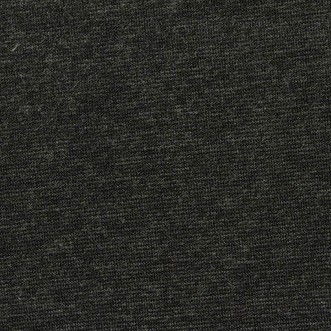 Dark Grey Marl Rib Knit, Poly-Viscose, 370 gsm