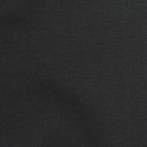 Ponte Knit Fabric, 230 gsm, 150 cm — Black