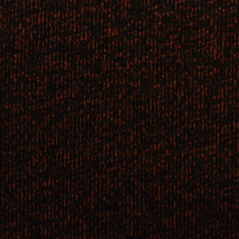Dark Brown Marl Rib Knit, Polyester, 346 gsm
