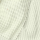 Cotton Polyester Rib Knit Fabric, 187 gsm, 150 cm — White — photo 3