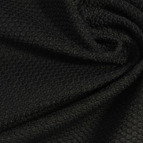 Black Dot Warp Knit, Nylon-Spandex, 180 gsm