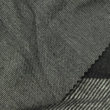 White Stripe Interlock Knit, Poly-Viscose — photo 3
