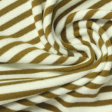 Cream Stripes Velvet, Polyester — photo 3