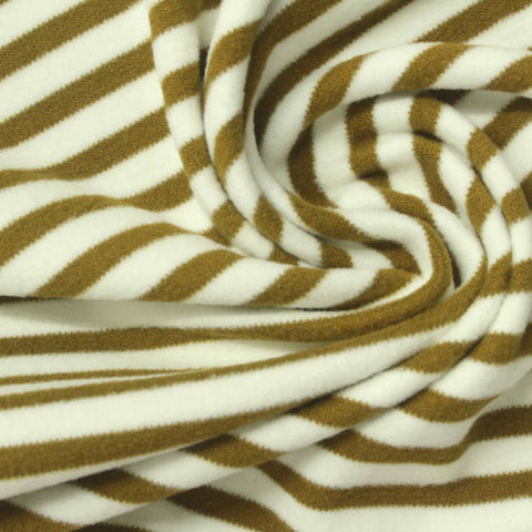 Cream Stripes Velvet, Polyester, 270 gsm, 183 cm, ref EF-259651