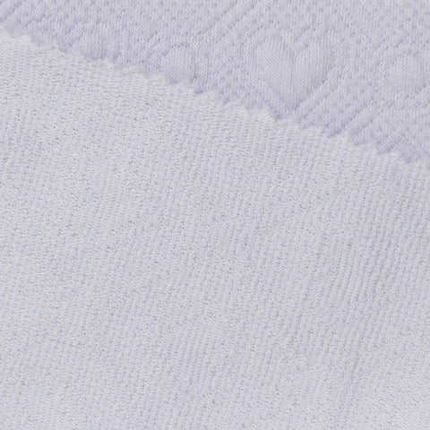 Lavender Heart Jacquard, Cotton-Poly