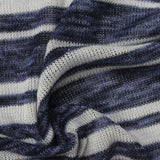 White Stripes Chunky Knit, Viscose-Poly — photo 3