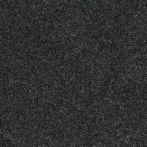 Dark Grey Heather Rib Knit, Polyester, 447 gsm