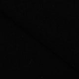 Brushed Polyester Stretch Twill Fabric, 270 gsm — Black — photo 3