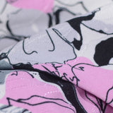 Pink Floral Jacquard, Polyester — photo 3