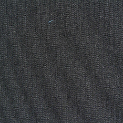 Dark Charcoal Ribbed Rib Knit, Polyester