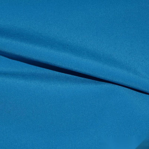 Polyester Stretch Woven Fabric, 124 gsm, 150 cm — Blue