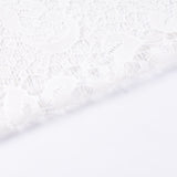 White Floral Lace, Polyester — photo 3