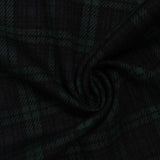 Dark Green Plaid Jacquard, Polyester — photo 3