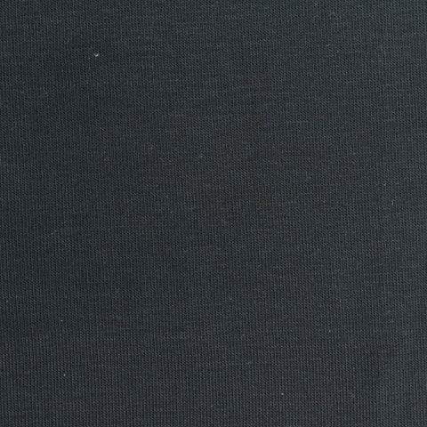 Cotton Stretch Rib Knit Fabric, 220 gsm, 160 cm — Navy
