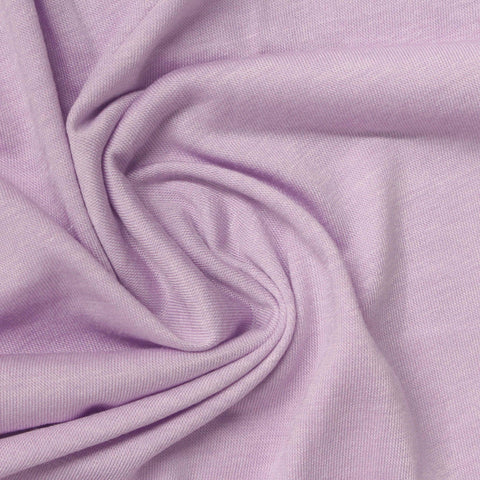 Modal Polyester Stretch Jersey Knit Fabric, 135 gsm, 161 cm — Purple