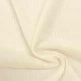 100% Polyester Rib Knit Fabric, 183 gsm, 151 cm — White — photo 3