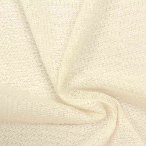 Cream Rib Knit, Polyester