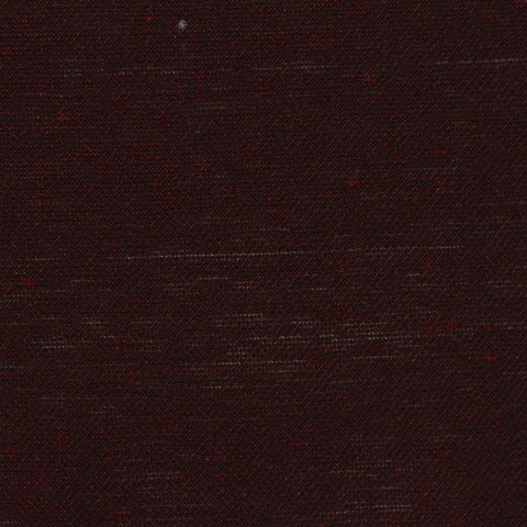 Deep Red Marl Piqué Knit, Linen-Poly