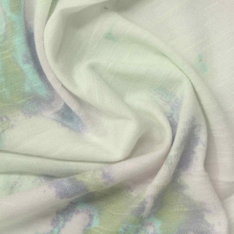 Multi Abstract Jersey Knit, Poly-Viscose